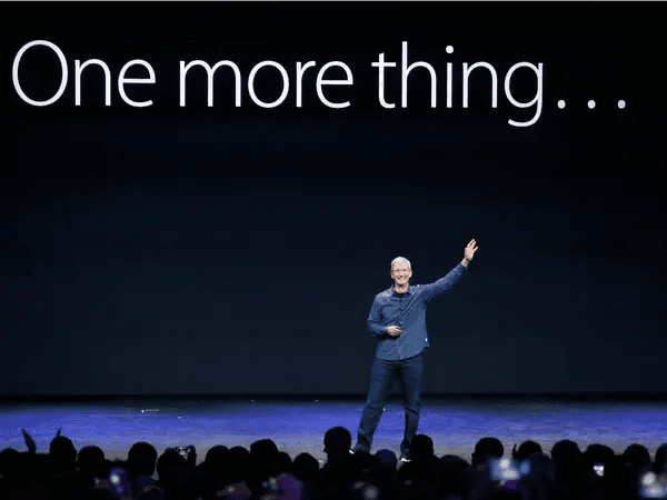 Tim Cook Apple product launch