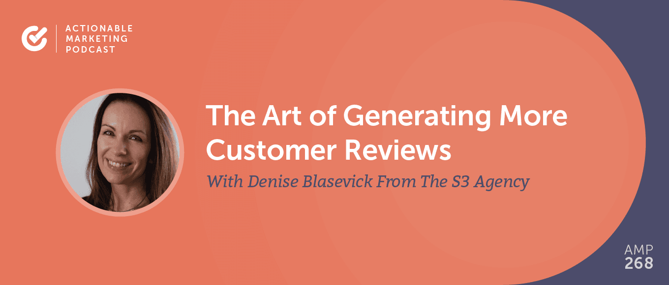 The Art of Generating More Customer Reviews With Denise Blasevick From The S3 Agency [AMP 268]