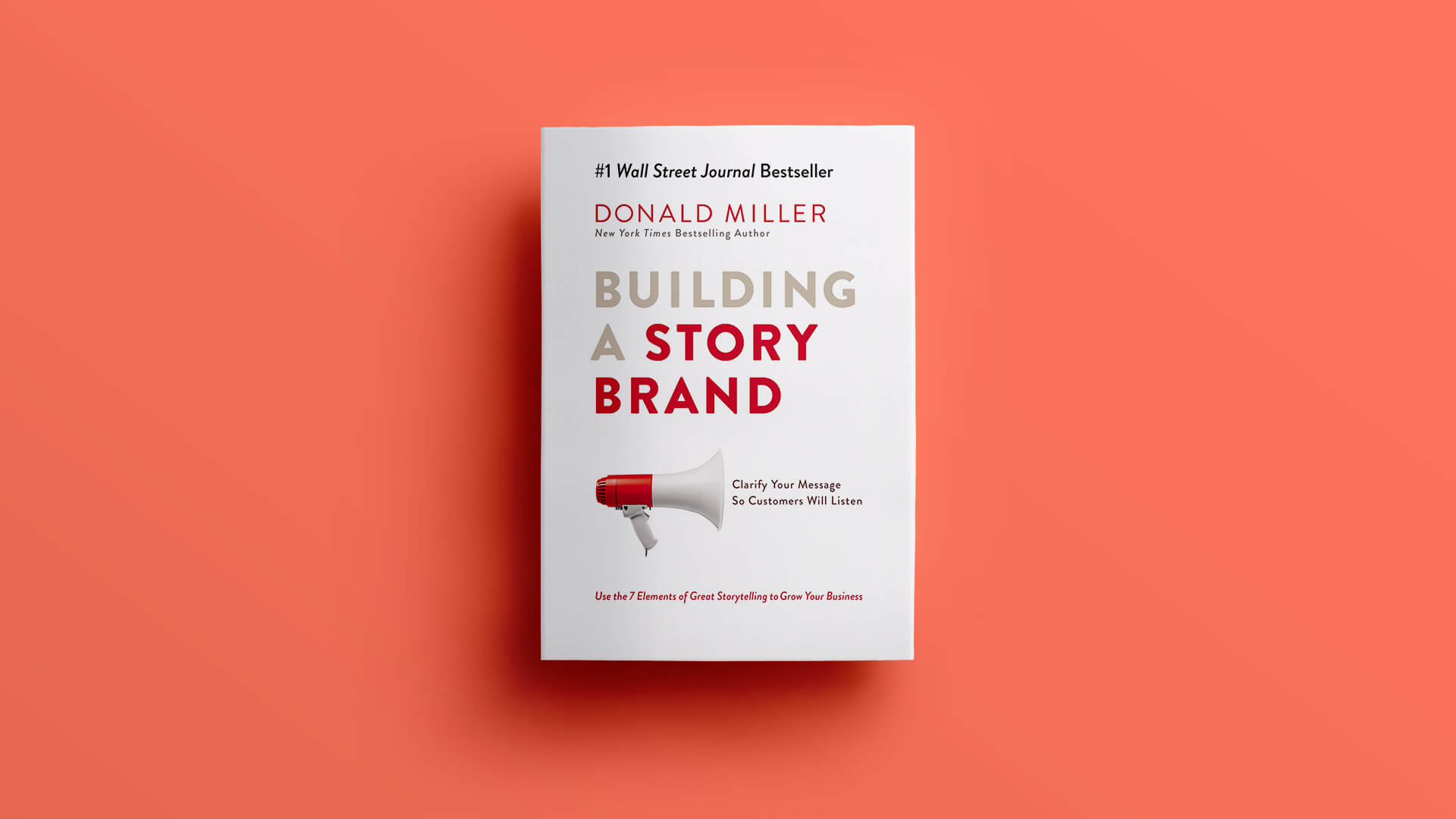 book cover of Donald Miller's "Building A Story Brand"