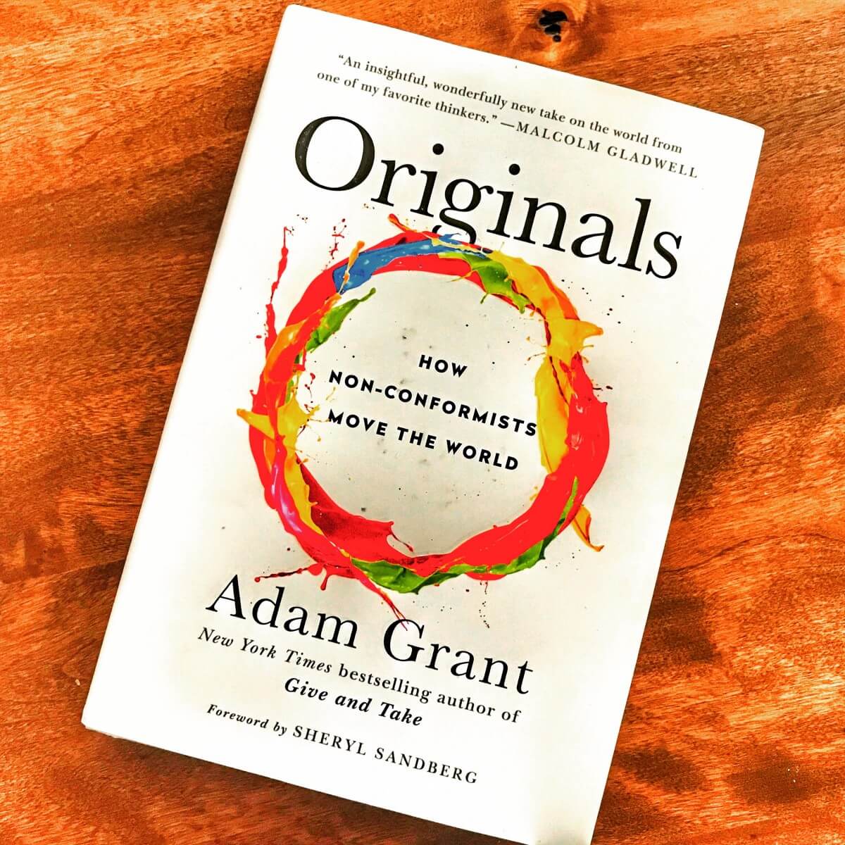 book cover of Adam Grant's "Originals"