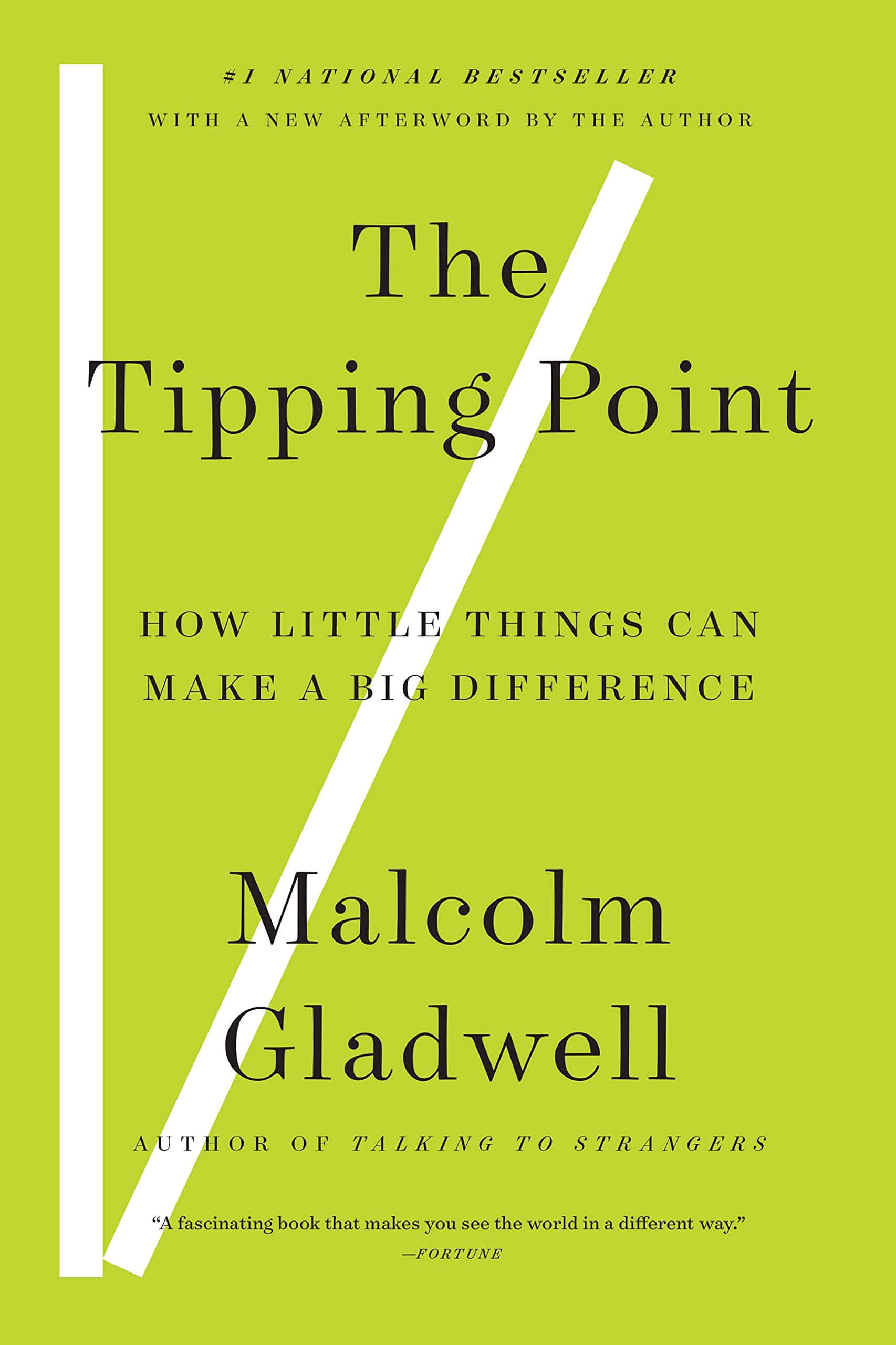 Book cover of Malcolm Gladwell's "The Tipping Point"