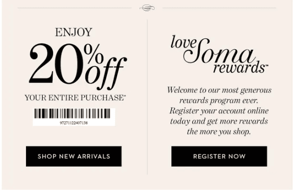 Share coupons through your email marketing newsletters