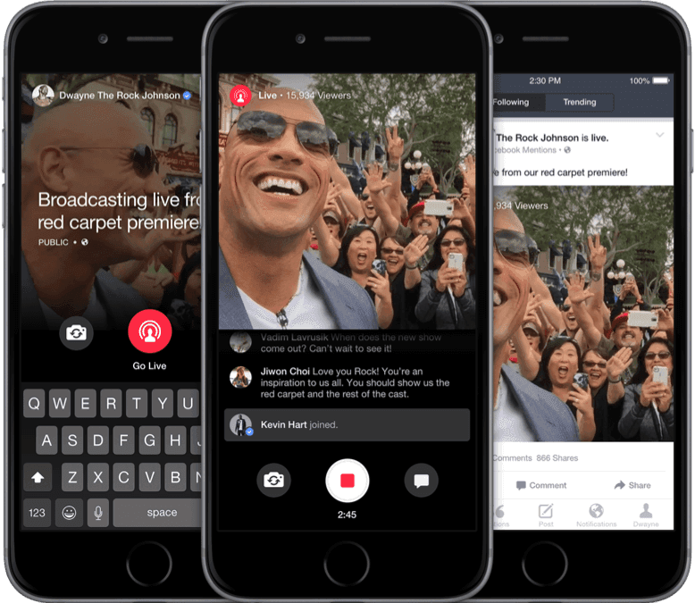 Use facebook live to engage your audience in real time