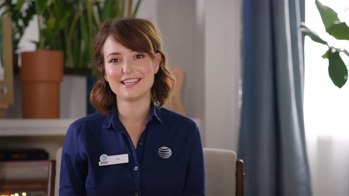 Picture of Milana Vayntrub, AT&T's spokesperson