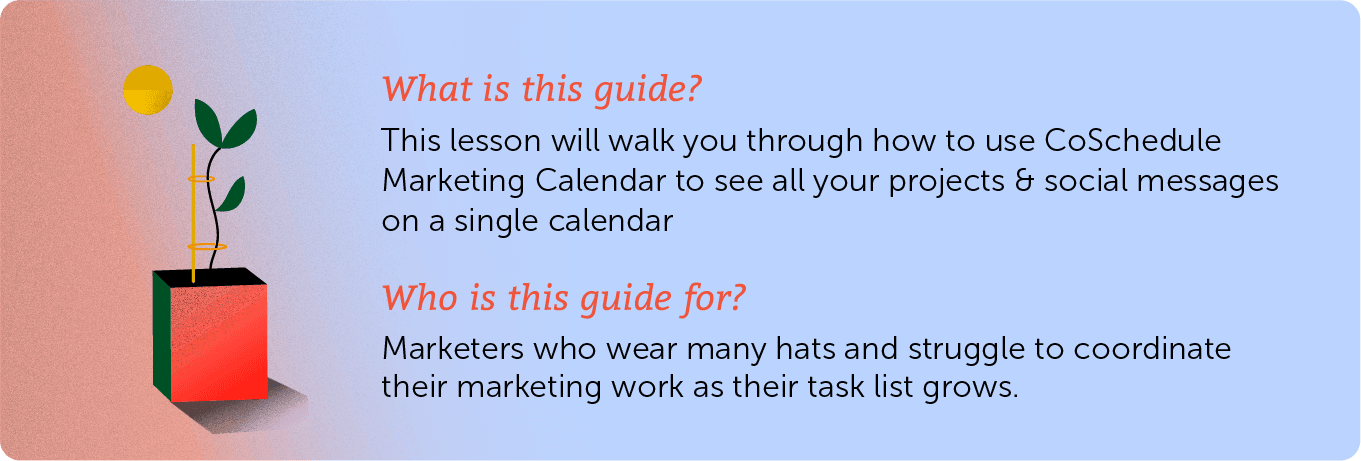 Chapter 1: Build Your Own Marketing Calendar