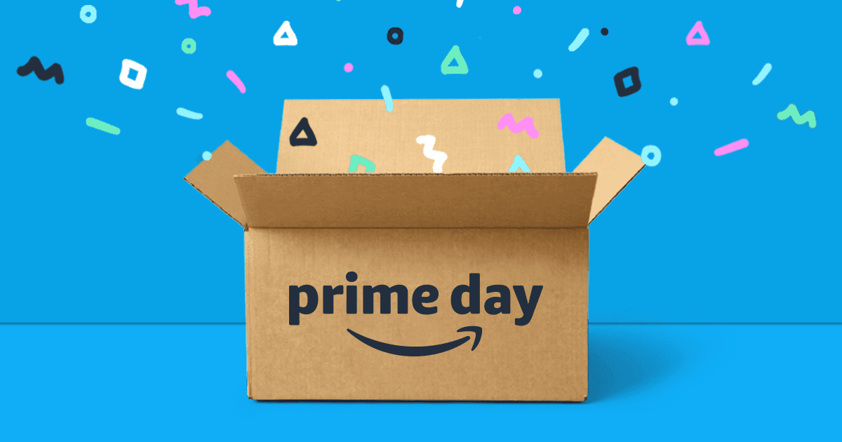 A decorative advertisement for Amazon's Prime Day.