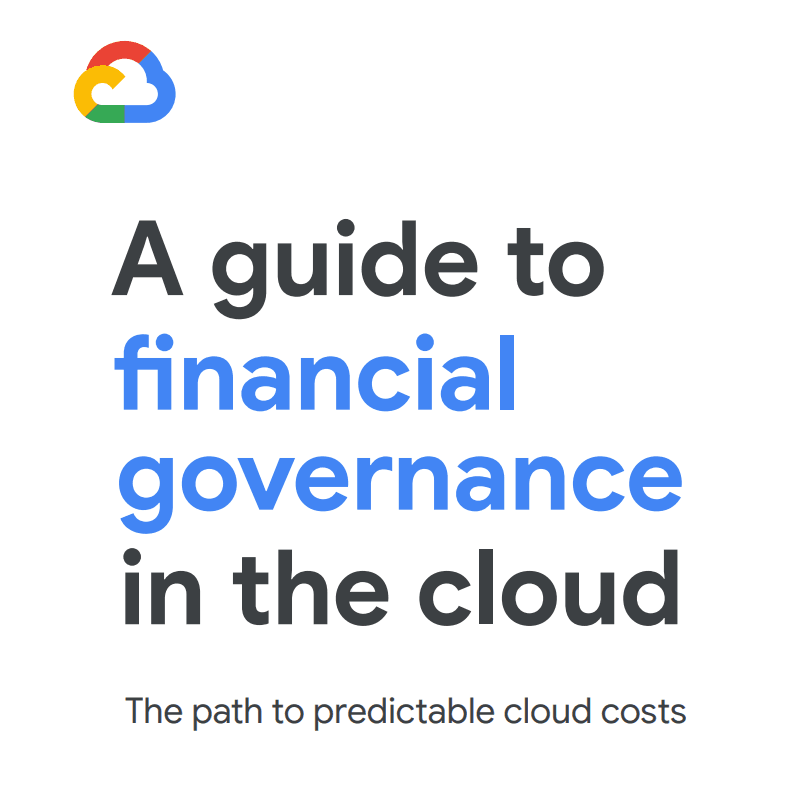 Cover page of a Google white paper