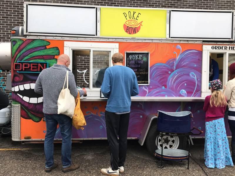 Example of a food truck from Poke Bowl