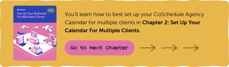 CTA to Read Chapter 3 in Agency Calendar Guide