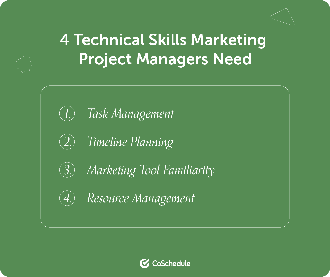 4 technical skills marketing project managers need