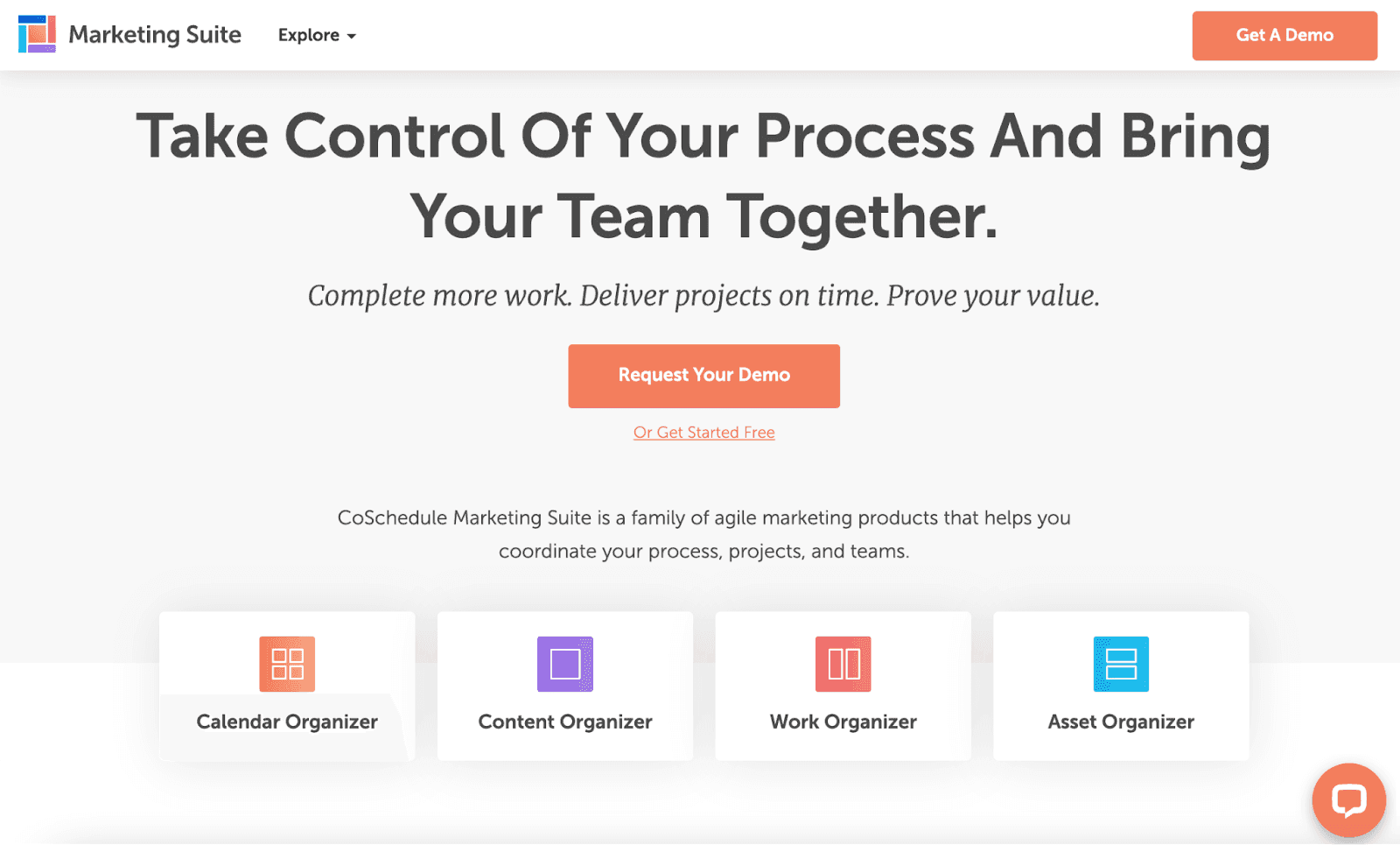 CoSchedule allows the customer to manage projects more efficiently and get more work done.