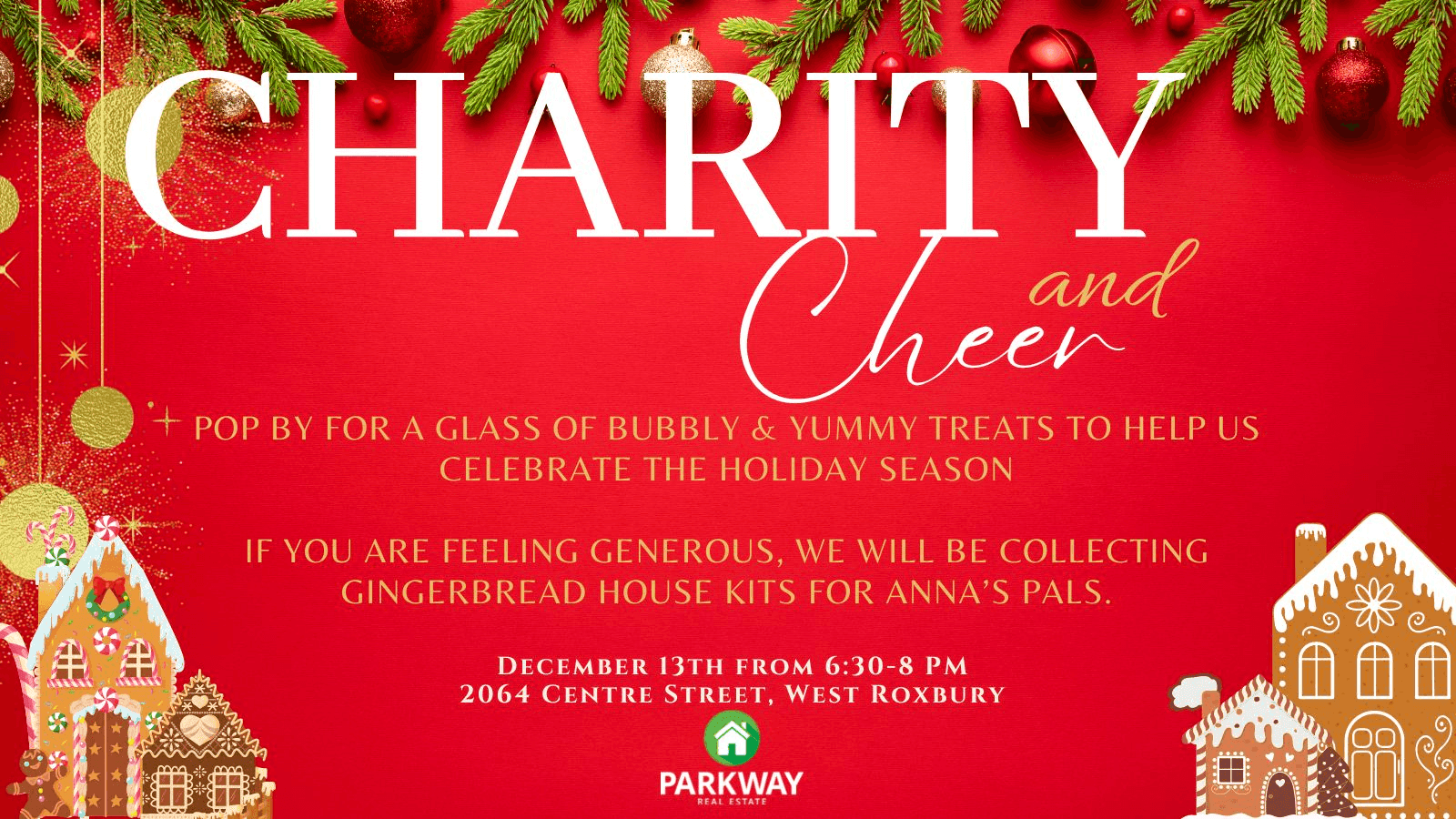 Parkway real estate charity and cheer