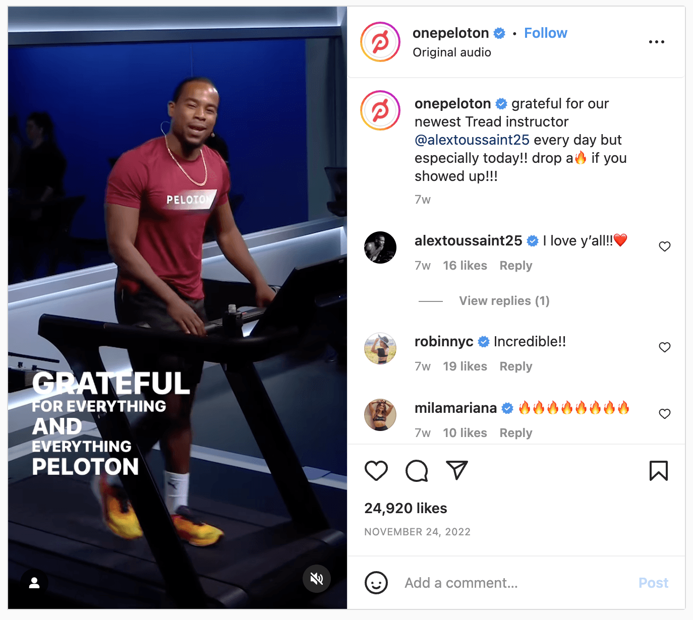 Peloton using employees as brand ambassadors 