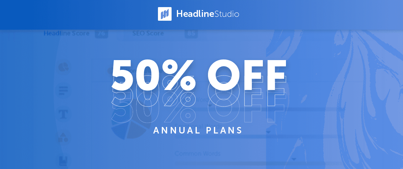 50% Off Headline Studio Annual Plans