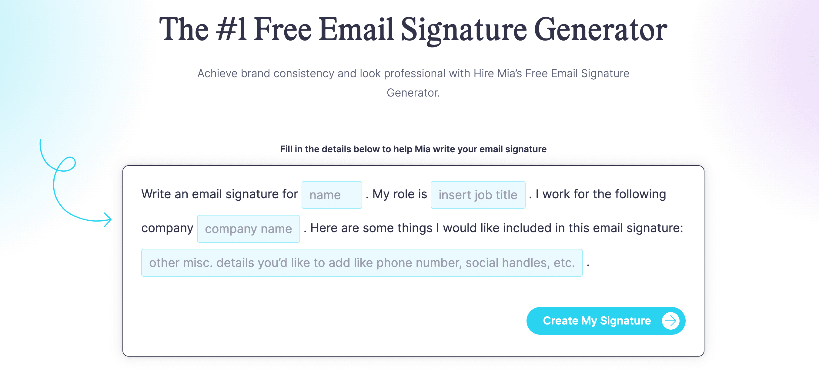 Coschedule email signature generator