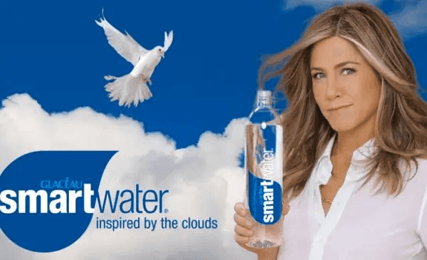 Jennifer Aniston smart water ad