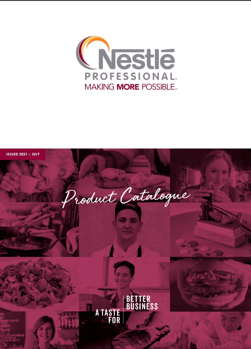Nestle product catalog