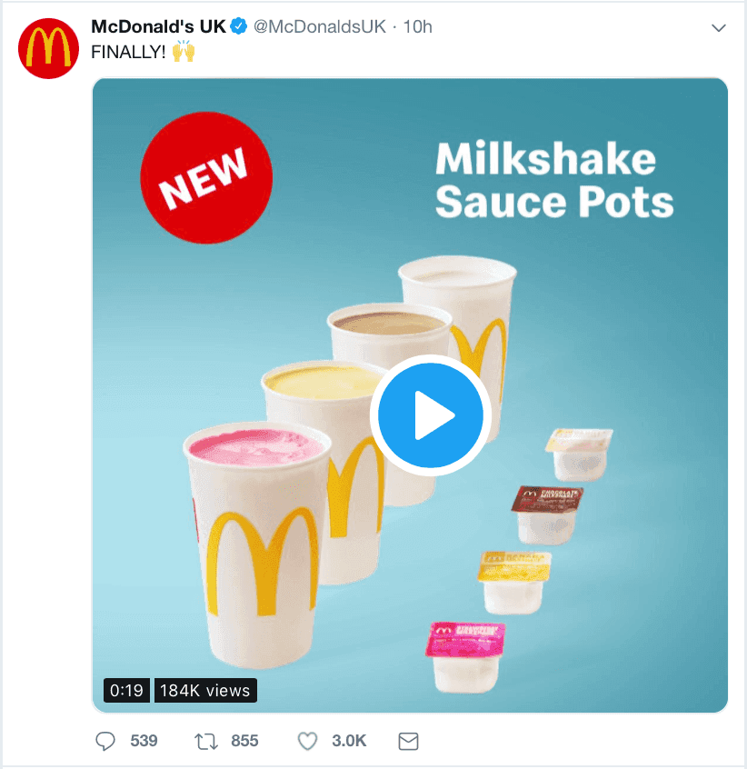McDonald's April fools day post