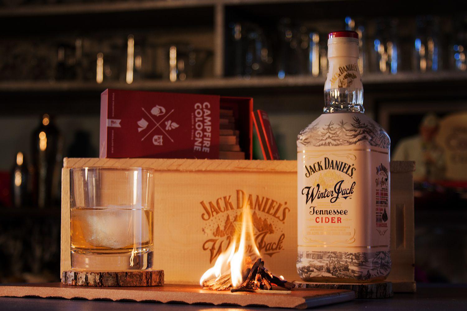 Jack Daniel's Winter Jack Tennessee Cider advertisement 