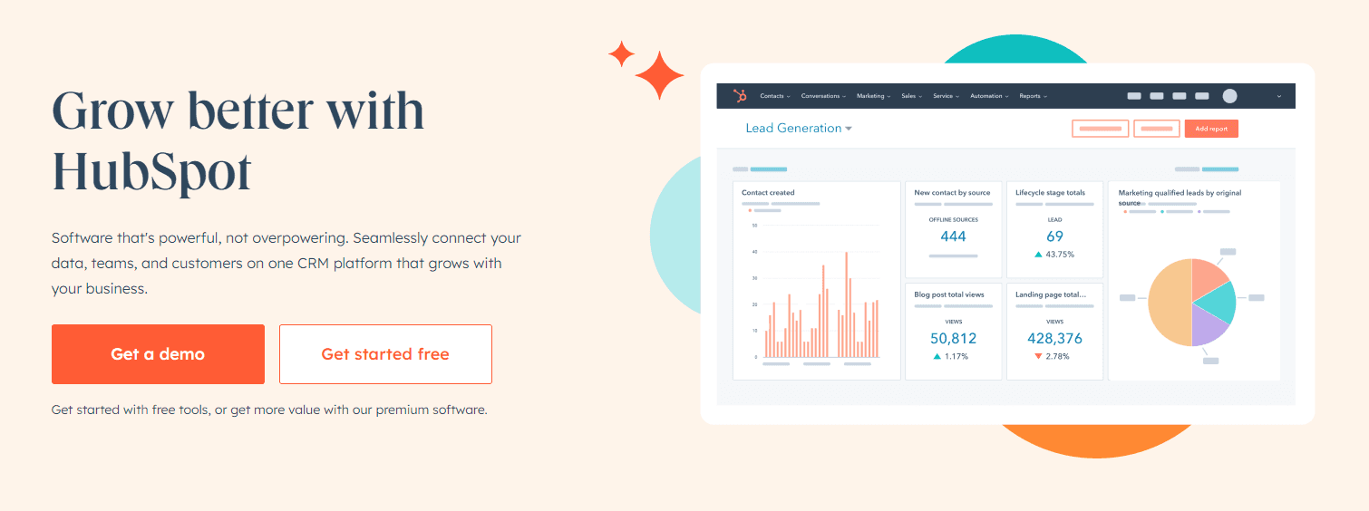 HubSpot marketing CRM tool