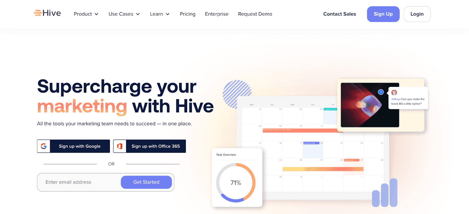 Hive marketing tool
