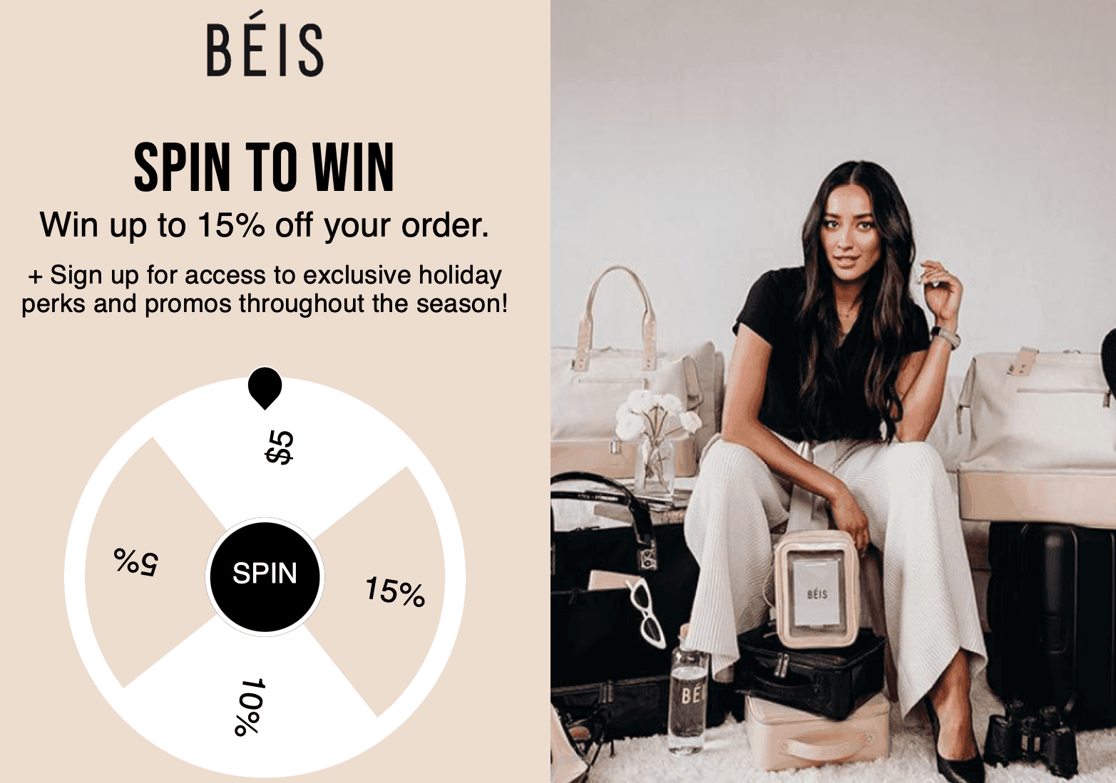 Beis spin to win wheel
