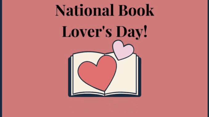 National book lovers day graphic