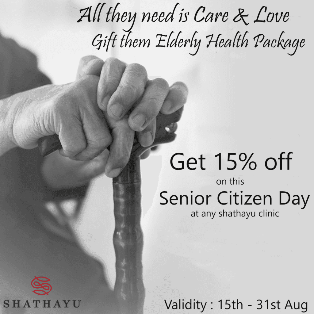 Shathayu senior citizen discount