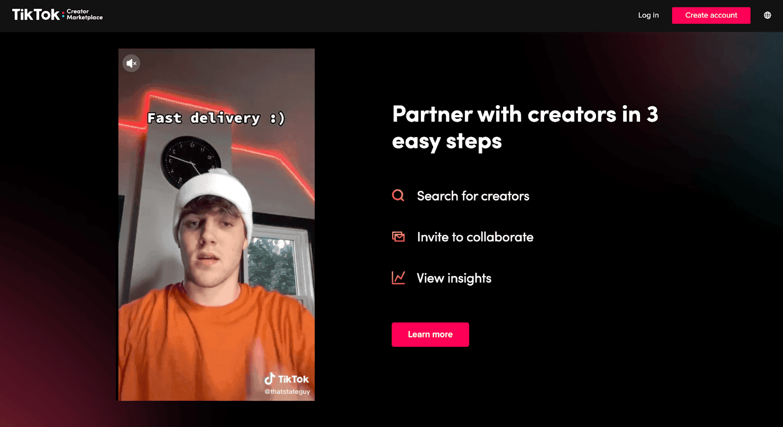 TikTok creator partnerships