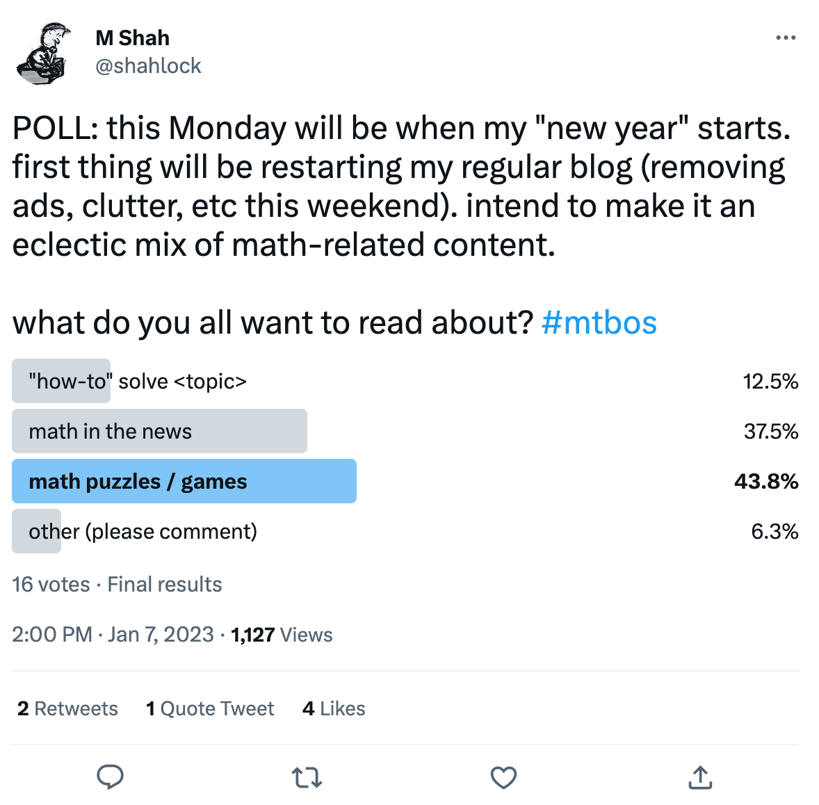 M Shad twitter poll