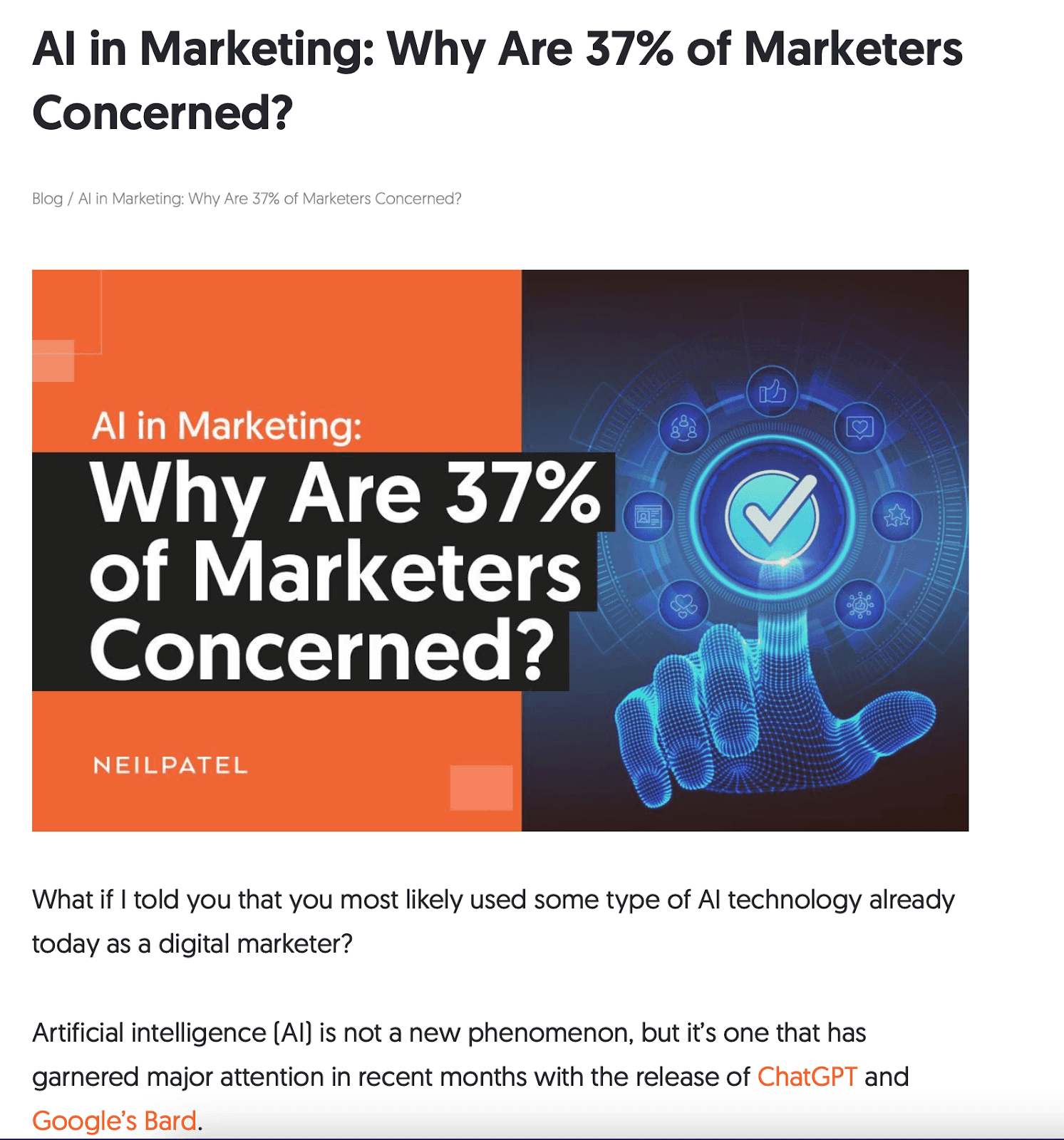 AI in marketing: Why Are 37% of Marketers Concerned? 