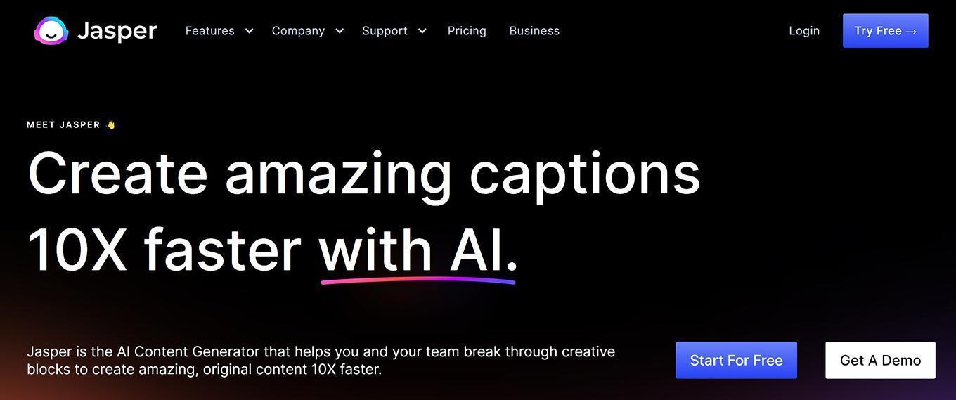 Create amazing captions 10x faster with AI 