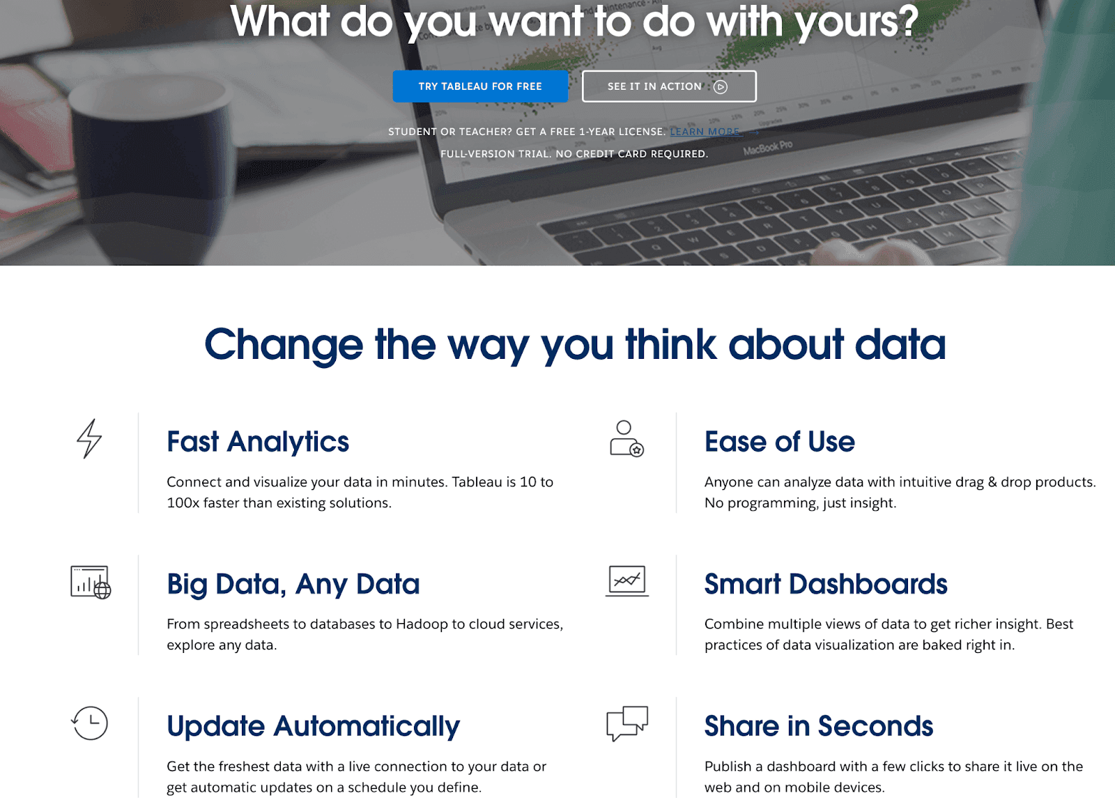Change the way you think about data