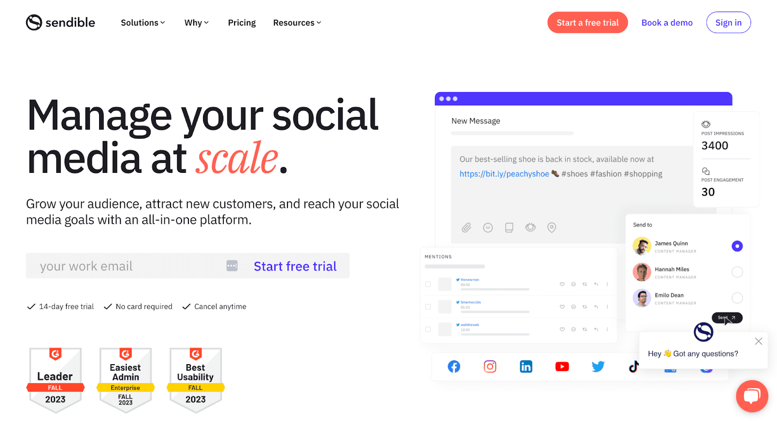 Manage your social media at scale
