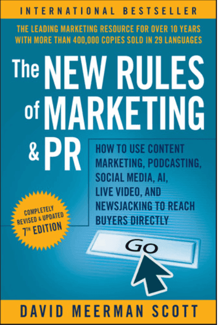 Book cover of the New Rules of Marketing & PR by David Meerman Scott