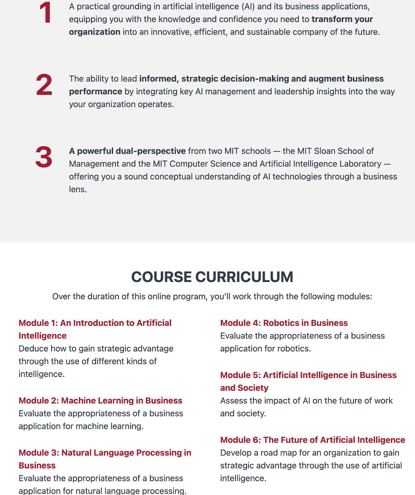 MIT AI course curriculum