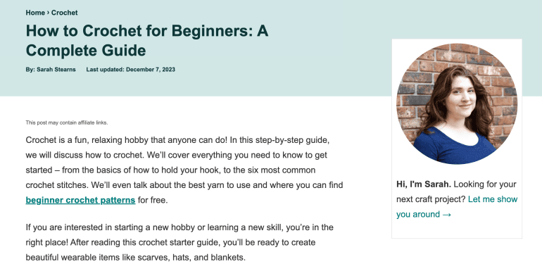 How to crochet for beginners: A complete guide