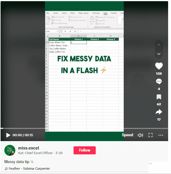Fix messy data in flash