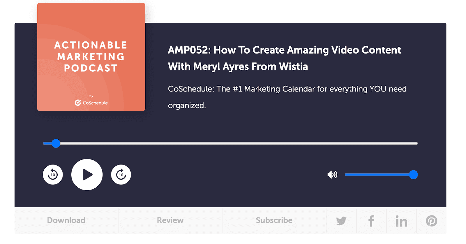 AMP052: How to create amazing video content with Meryl Ayres from Wistia