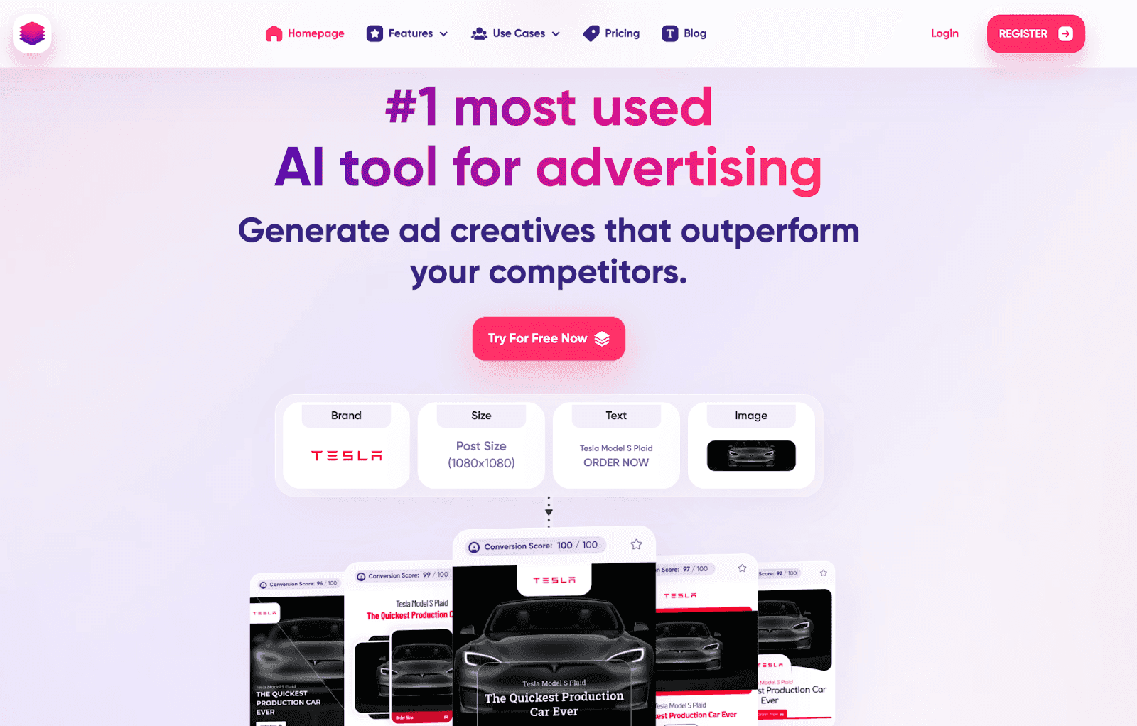 #1 most used AI tool for advertising