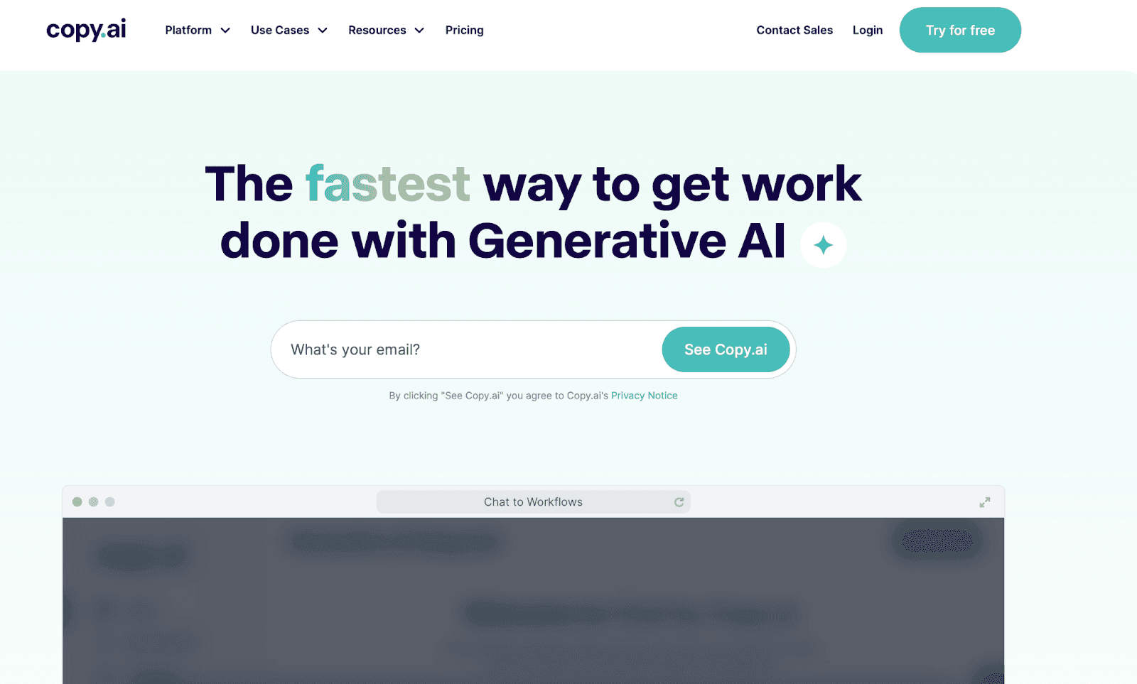 The fastest way to get work done with generative AI