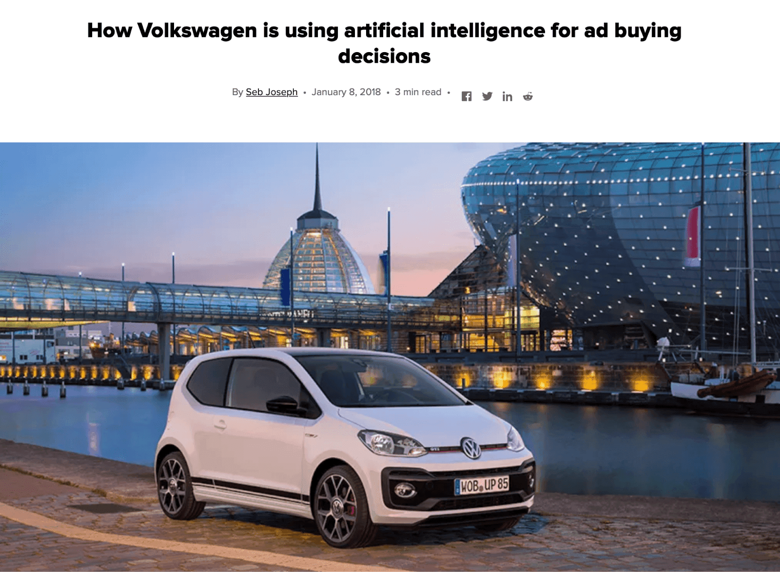 How Volkswagen is using AI for ad buying decisions
