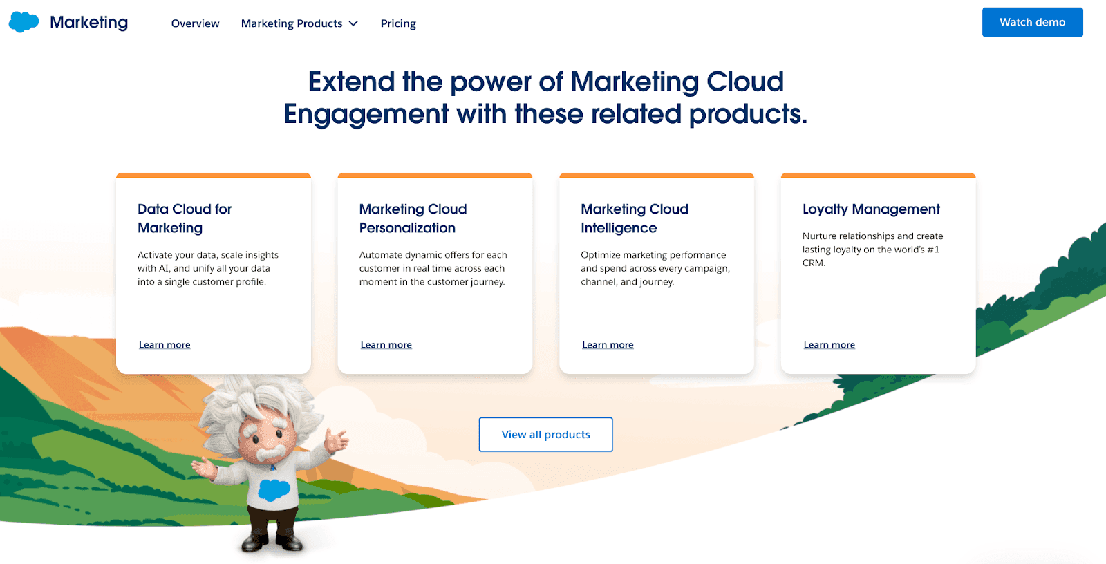 Extend the power of marketing cloud engagement with related products