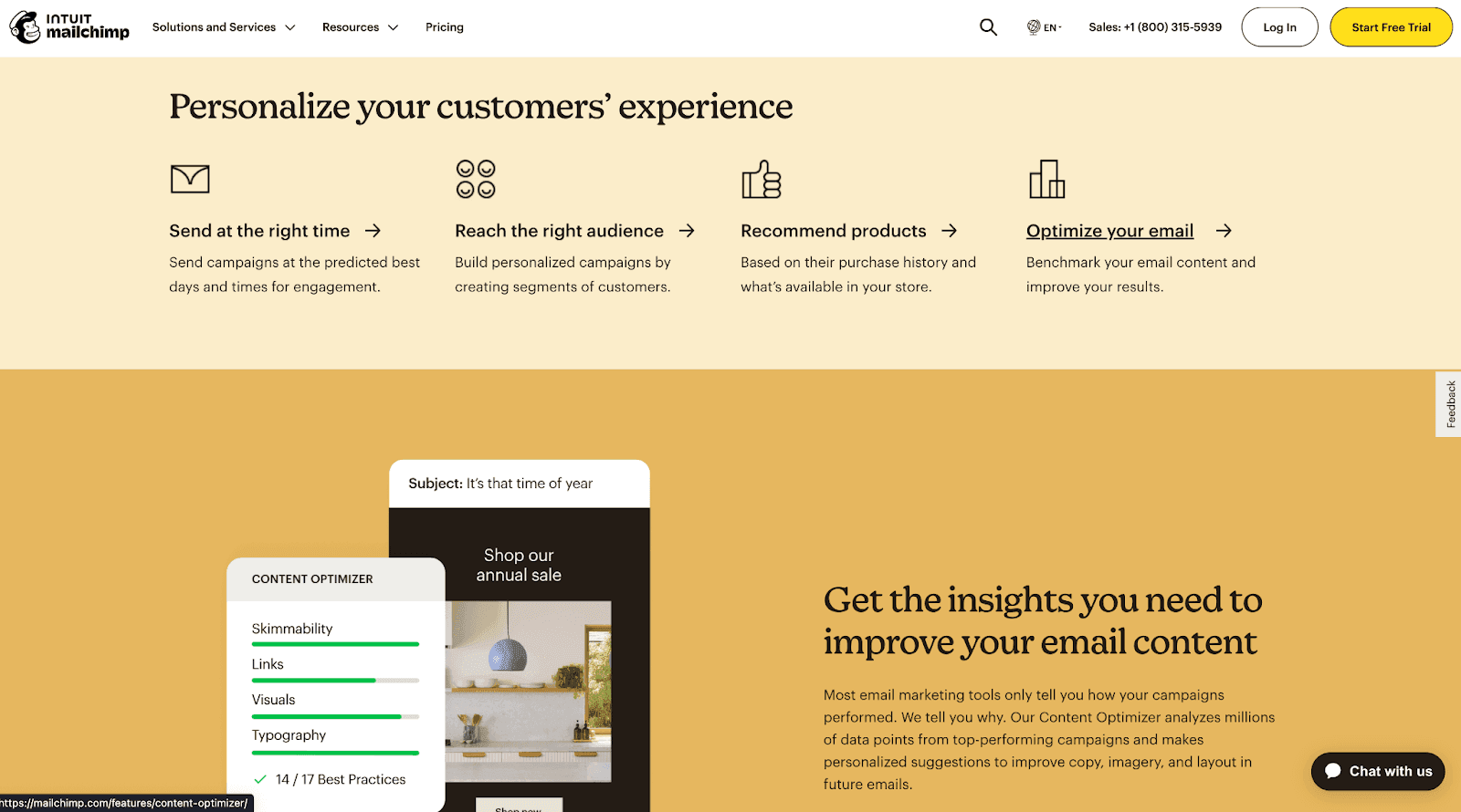 MailChimp AI tools - Personalize your customers experience