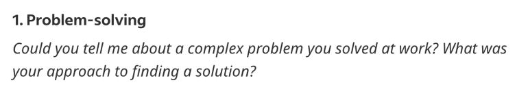 Problem-solving: Could you tell me about a complex problem you solved at work?