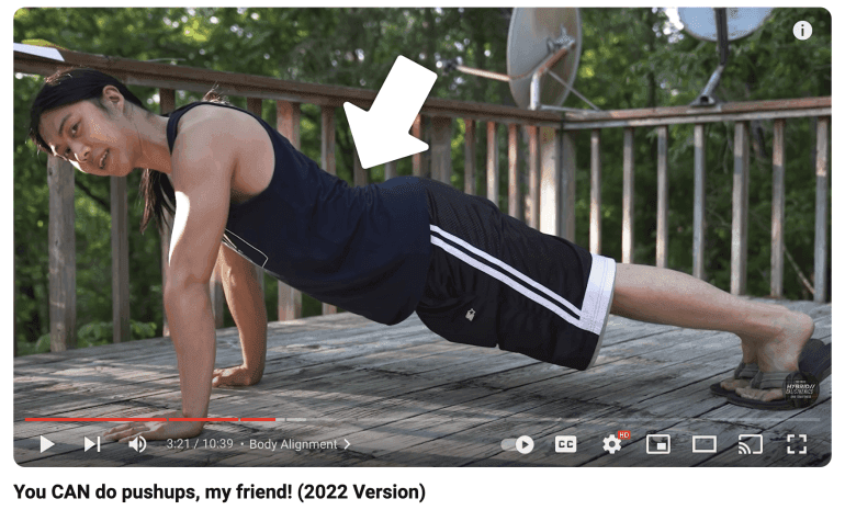 "You CAN do pushups, my friend!" YouTube video