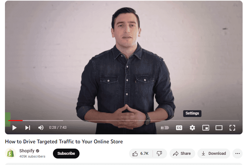 How to drive targeted traffic to your online store YouTube video