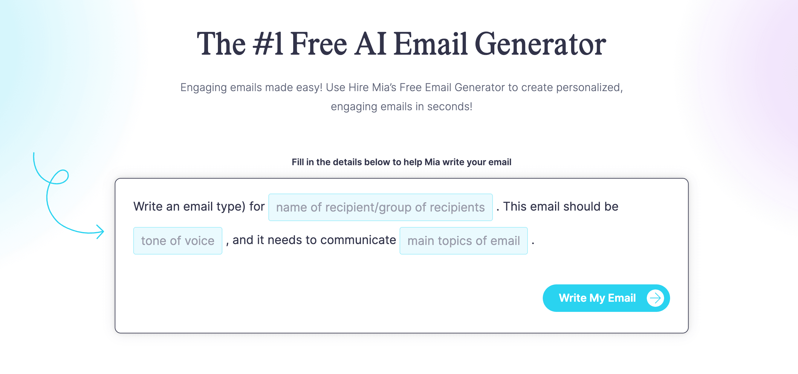 Coschedule ai email generator