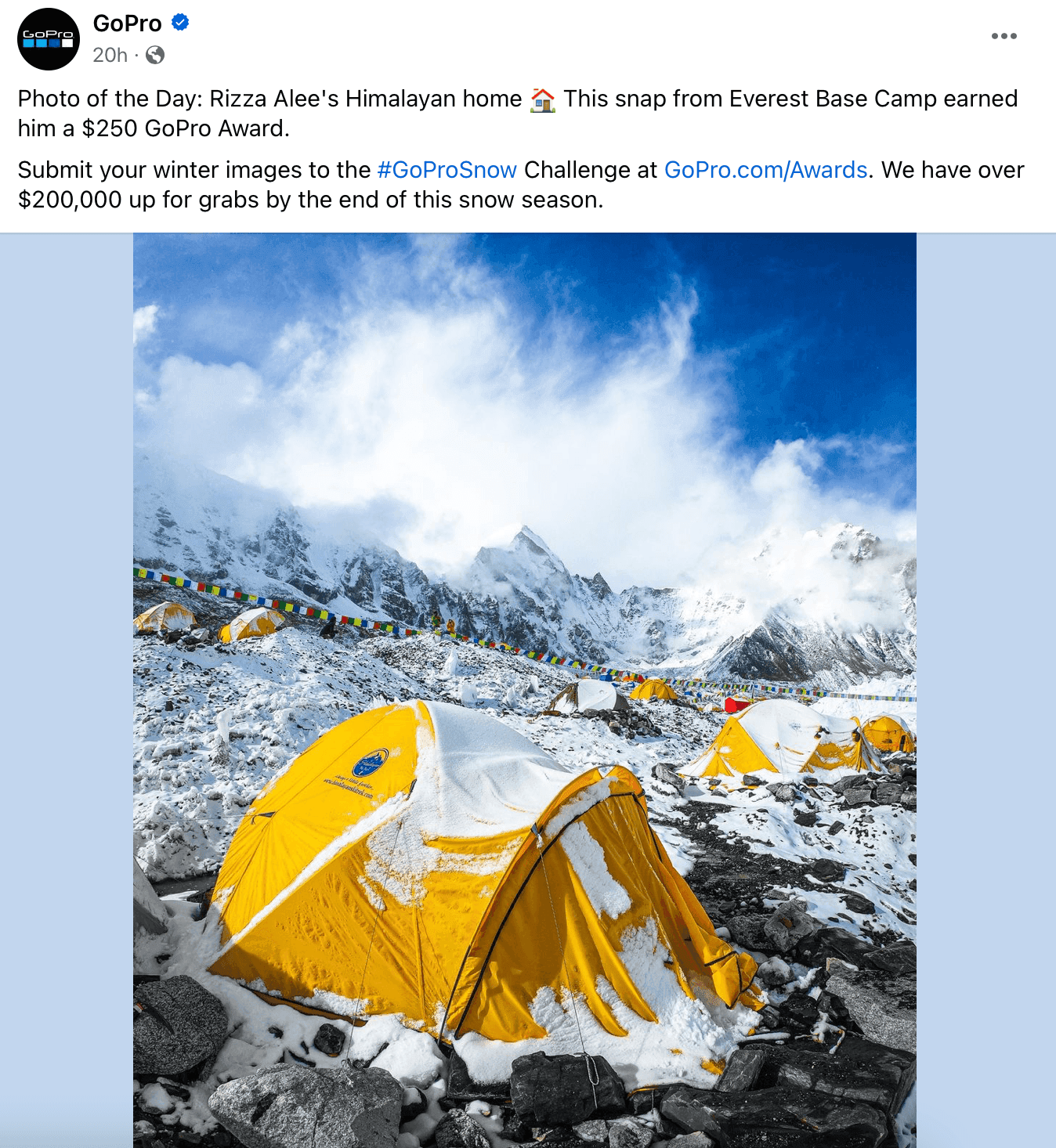 GoPro winter image contest