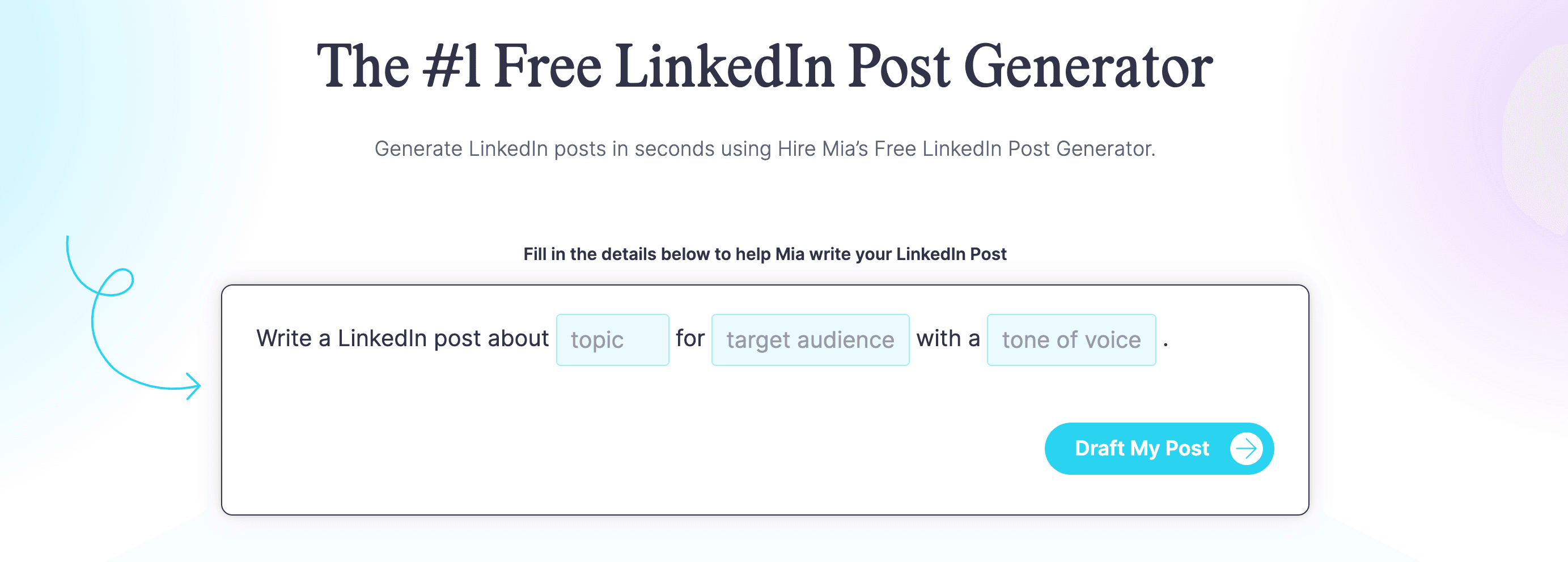 Coschedule Linkedin Post Generator